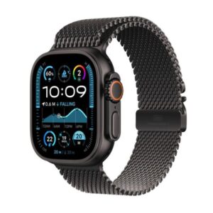 Apple Watch Ultra 2 GPS + Cellular 49mm Black Titanium with Black Titanium Milanese Loop
