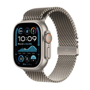 Apple Watch Ultra 2 GPS + Cellular 49mm Natural Titanium with Natural Titanium Milanese Loop