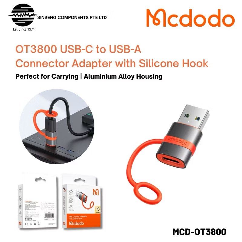 Mcdodo OT3800 USB-C to USB-A Connector - Image 6