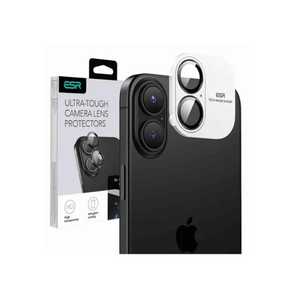 ESR Camera Lens Protector iPhone 16/16 Plus - Edge Black