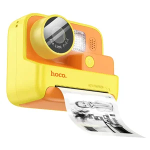 Hoco DV200 Dual Lens Children Printing Camera - Yellow