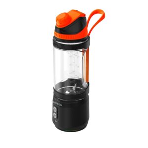 Porodo Lifestyle Dual Spin Clockwise & Reverse Portable Blender - Black