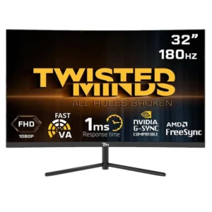 Twisted Minds TM32CFHD180VA 32" FHD VA,180Hz, 1ms, Curved Gaming Monitor