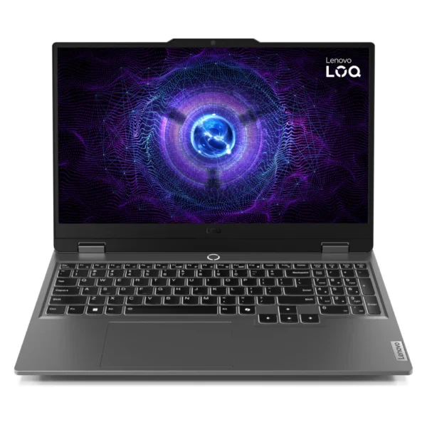 Lenovo LOQ Gen 9 - 15.6" FHD / i7 / 16GB / 512GB (NVMe M.2 SSD) / RTX 4060 8GB VGA / DOS (Without OS) / 1YW / Arabic/English / Luna Grey - Laptop