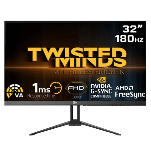 Twisted Minds TM32FHD180VA 32" FHD VA,180Hz, 1ms, Gaming Monitor