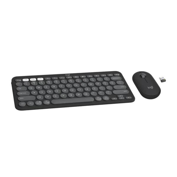 Logitech Pebble 2 Keyboard Mouse Combo - Tonal Graphite (Eng/Arb)