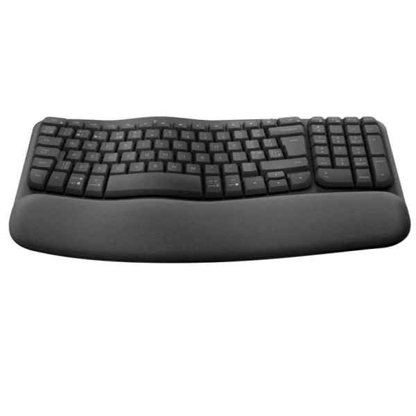 Logitech Wave Bluetooth Ergonomic keyboard - Graphite - Arb/Eng