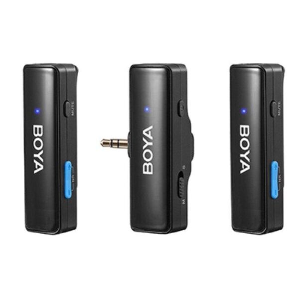 Boya (BoyaLink-A2) All in One Wireless Microphone System – Black