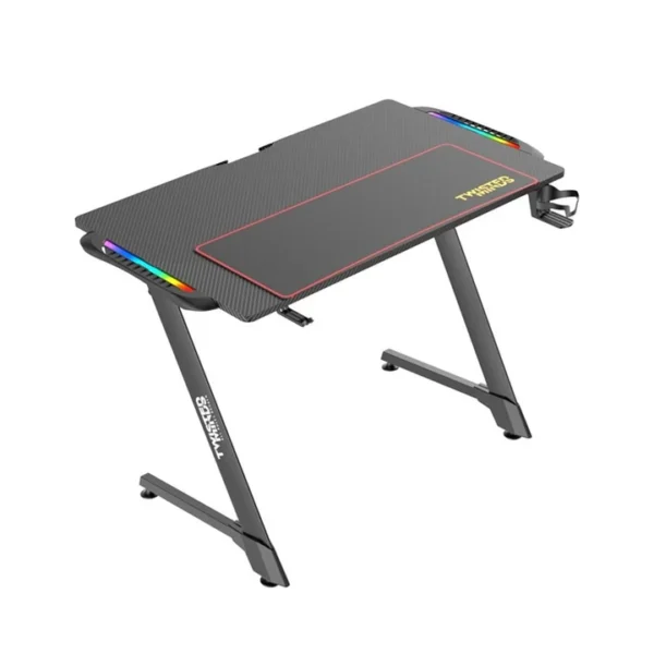 Twisted Minds Z-Shaped RGB Gaming Desk (110*60*75cm)