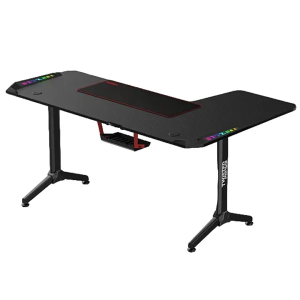 Twisted Minds Corner Gaming Desk - TM-Y-LB-RGB