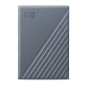 WD My Passport - 4TB / Up to 5Gbps / USB 3.2 Gen 1 / Grey / External Hard Drive