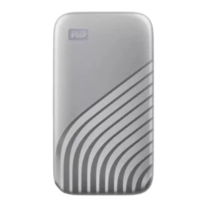 WD My Passport SSD - 2TB / Up to 1050MB/s / USB-C / Silver / External SSD (Solid State Drive)