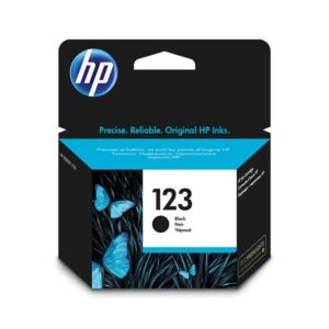 HP 123 Black Ink Cartridge 120 Pages - Black Color / Ink Cartridge