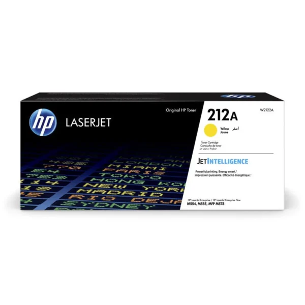 HP 212A Yellow Original LaserJet Toner Cartridge - 4500 Pages / Yellow Color / Toner Cartridge