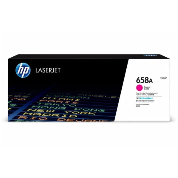 HP 658A Magenta Original LaserJet Toner Cartridge - 6000 Pages / Magenta Color / Toner Cartridge