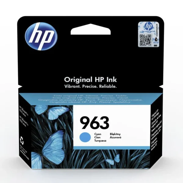 HP 963 Cyan Original Ink Cartridge 700 Pages - Cyan Color / Ink Cartridge