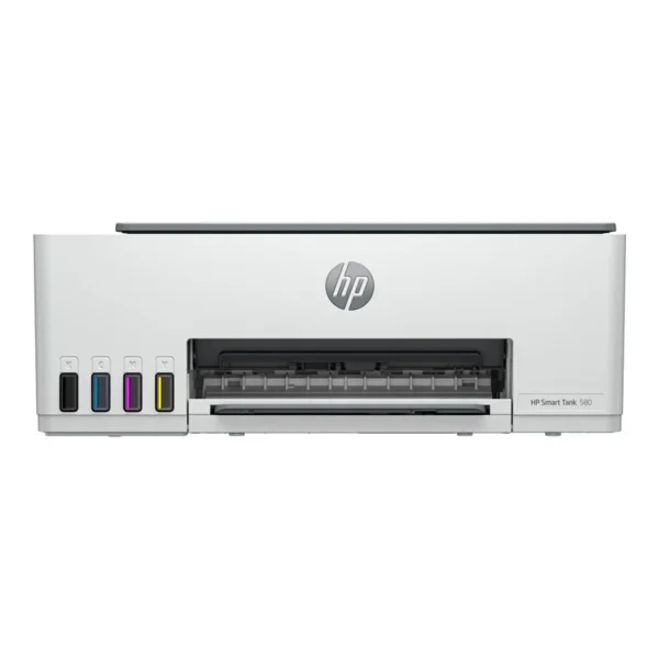 HP Smart Tank 580 AIO - 12ppm 4800dpi A4 USB Wi-Fi Bluetooth Color Inkjet - Printer