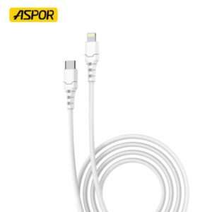 Aspor A099 USB-C To Lightning Cable 1m - White