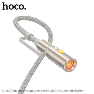 Hoco U138 All in One Charging Cable With Lighter