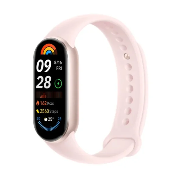 Xiaomi Smart Band 9 Smart Watch, 1.62-inch AMOLED Display – Rose Gold