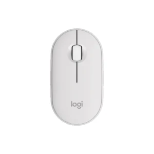 Logitech Pebble Mouse 2 M350S / Wireless / Bluetooth Mouse - Tonal White