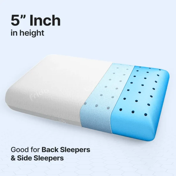 Frido Ultimate Deep Sleep Pillow (5 Inch) - White