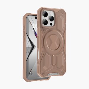 KEEPHONE Monarch MagSafe Case for iPhone 16 Pro Max – Desert Titanium