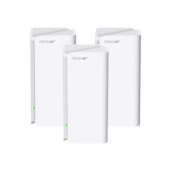 Tenda MX21 Pro (AXE5700) Whole Home Mesh Wi-Fi 6E System 6GHz(2402Mbps) LAN (3-Pack)