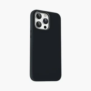 Keephone Rosana iPhone 15 Pro Max Liquid Silicone Magnetic Case - Black