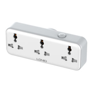 Ldnio Universal Outlet Rotatable Plus Power Socket 2500W (SC3317) - White