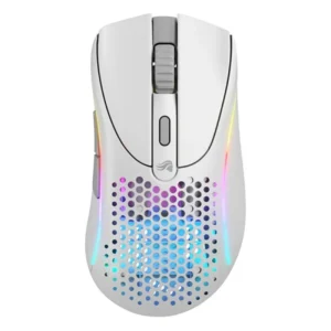 Glorious Model D2 Wireless RGB Gaming Mouse - Matte White