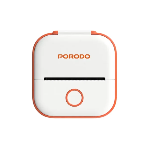 Porodo Lifestyle Pocket HD Thermal Printer - White/Orange