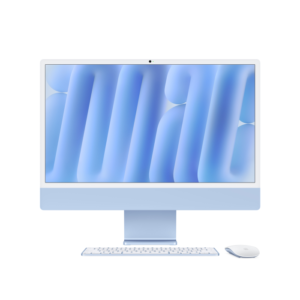 Apple iMac 24" M4 With Standard Glass 8-Core CPU 8-Core GPU 16GB RAM 256GB SSD (English Keyboard) - Blue