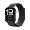 Apple Watch Series 10 GPS + Cellular 42mm Jet Black Aluminium Case with Black Sport Loop
