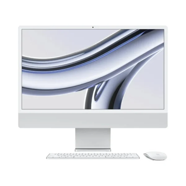 Apple iMac - 24" / M3 / 8-Core CPU / 10-Core GPU / 16-Core Neural Engine / 8GB RAM / 512GB SSD / Arb/Eng / Silver / 1YW