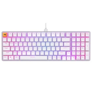 Glorious GMMK2 Full Size 96% Pre-Built Wired RGB Mechanical Gaming Keyboard (Arabic Layout) - White