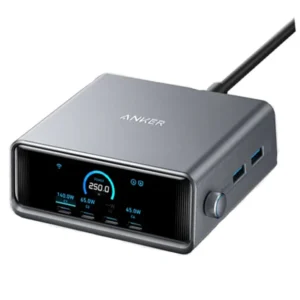 Anker Prime Charger (250 W, 6 Ports, GaNPrime) - Silver