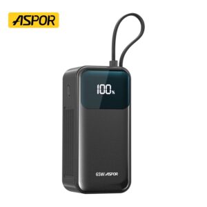 Aspor Gan Super Charging Power Bank 20000mah 65w (A362)