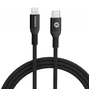 Momax Elite Link Lightning to USB-C Cable 1.2m - Black