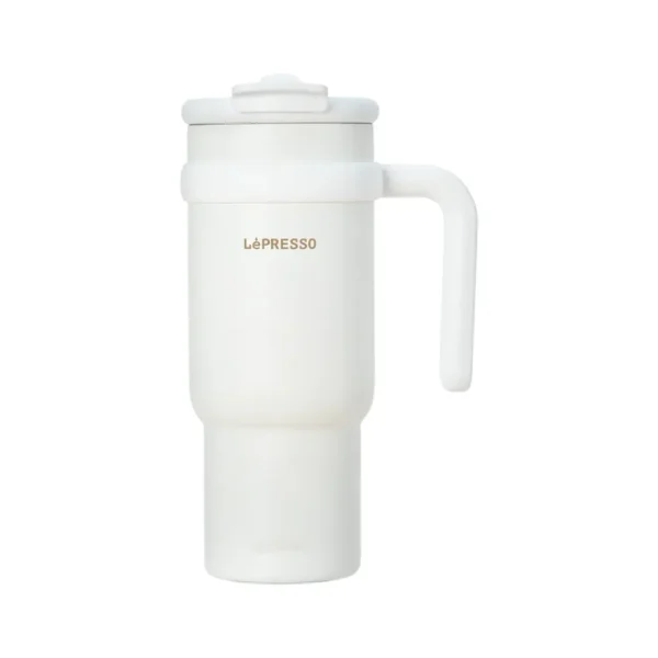 Lepresso Thermo Flask Insulated Mug - White