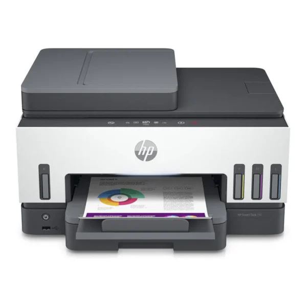 HP Smart Tank 790 AIO - 15ppm / 4800dpi / A4 / USB / LAN / Wi-Fi / FAX / Bluetooth / Color Inkjet - Printer