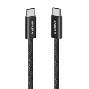 Anker Zolo Dirt-resistant Usb-c To Usb-c Fast Charging Cable 240w 3ft 0.9m - Black