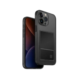 Uniq Hybrid Airfender Case For IPhone 15 Pro Max - Smoked Grey Tinted