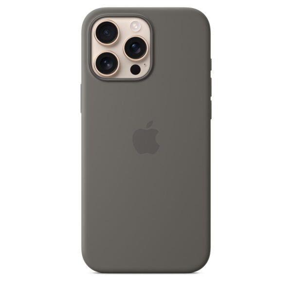 Apple Iphone 16 Pro Max Silicone Case - Stone Gray