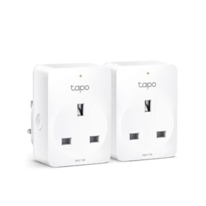 TP-Link Tapo P100 Mini Smart WiFi Socket Plug (2-Pack)