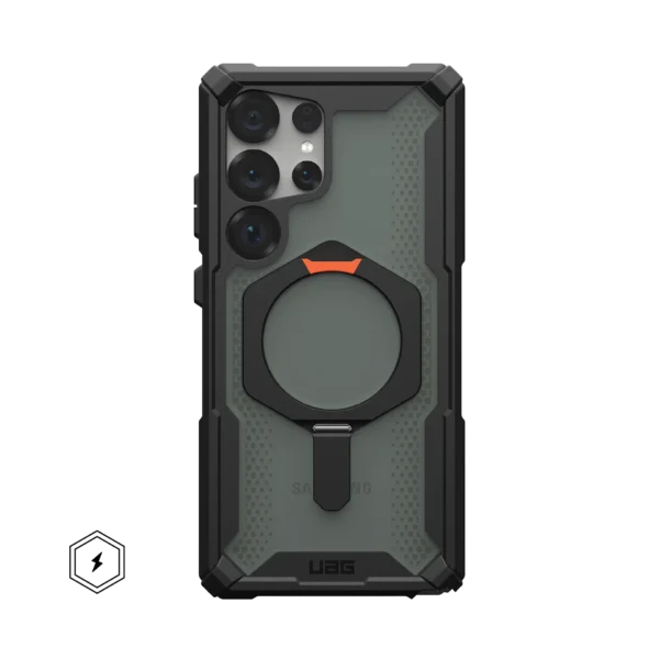 UAG Samsung Galaxy S25 Ultra Plasma XTE Magsafe Case - Black/orange