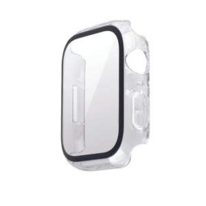 Uniq Legion Case With Screen Protection for Apple Watch 45mm - Dove Clear