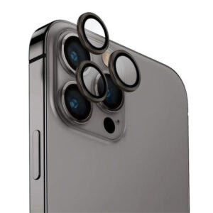 Uniq Optix Iphone 15 Pro Max Aluminium Camera Lens Protector - Steel Grey