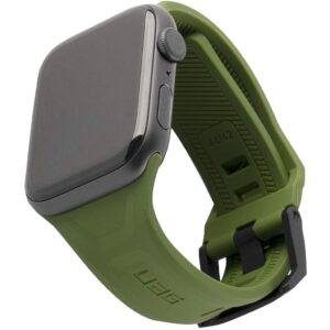 UAG Apple Watch 45mm/44mm/42mm/Ultra Silicone Scout Strap - Olive