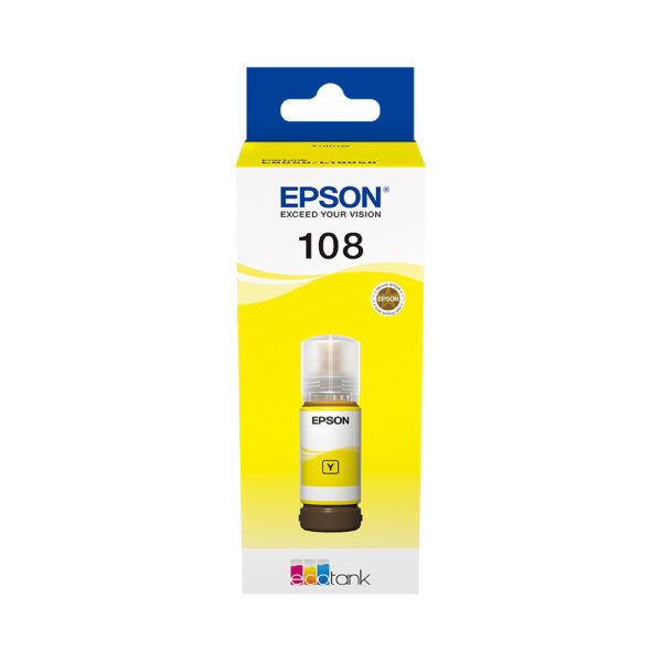 Epson 108 EcoTank ink bottle (70 ml) - Yellow